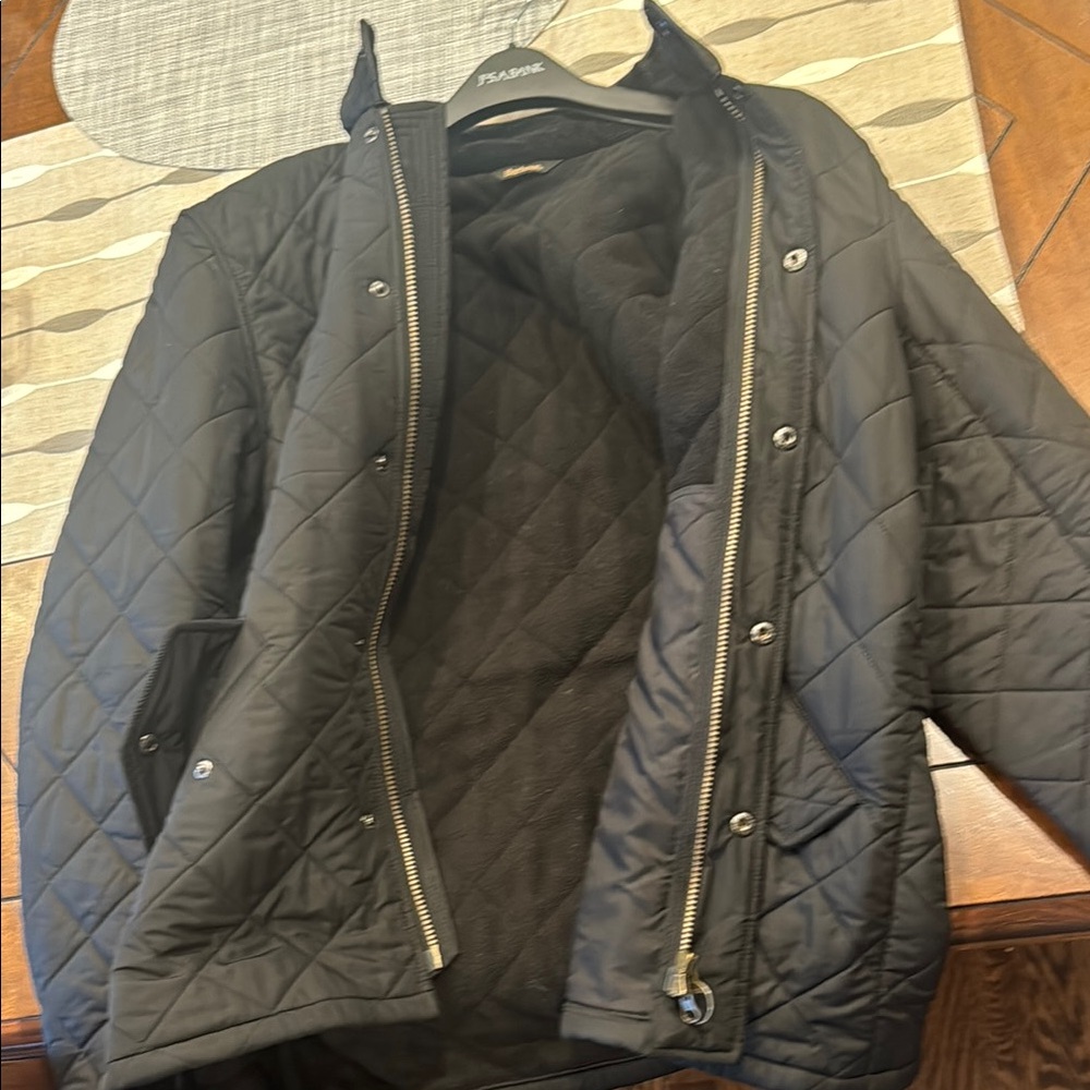 Men’s black Barbour Powell jacket size medium